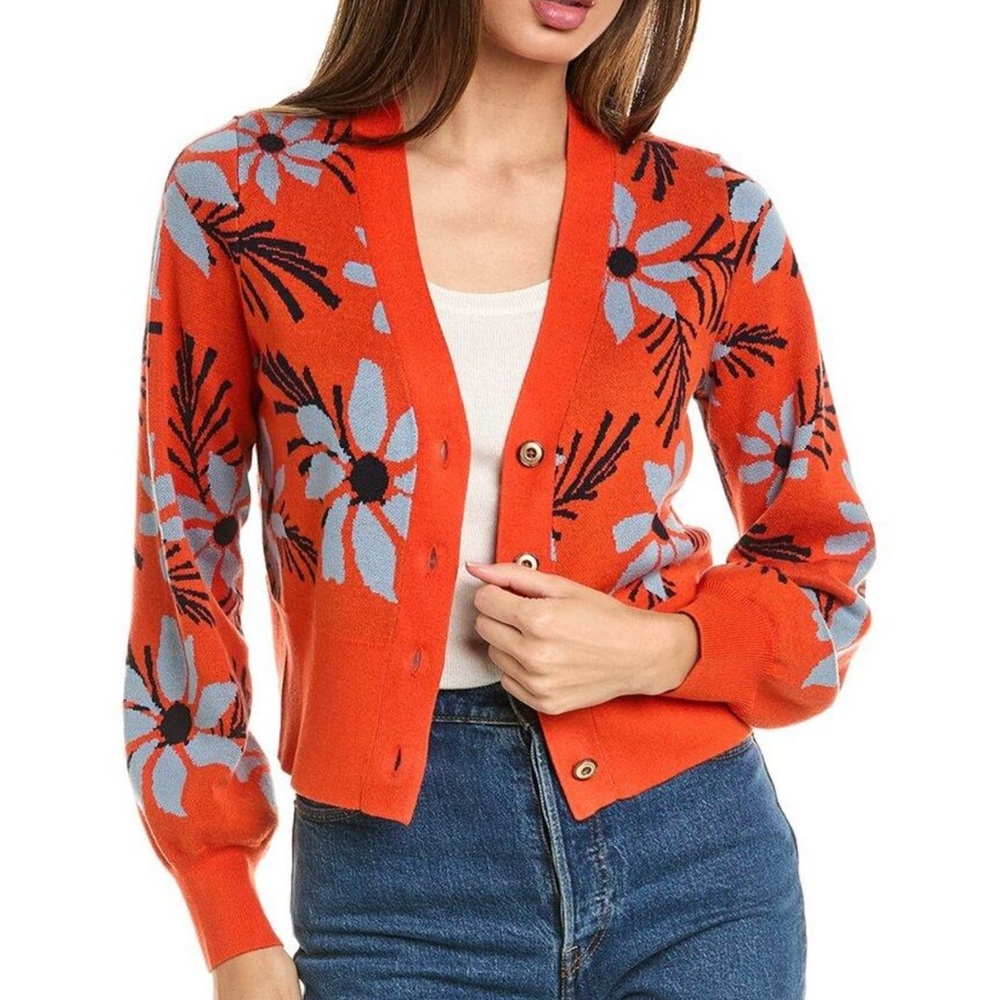 Cabi Bloom Floral Sweater